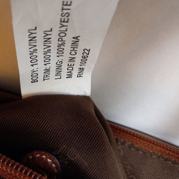 boc Born Concept Paisley Vinyl Crossbody Zipper Top bag Cottagecore Granny Chic - Picture 7 of 9